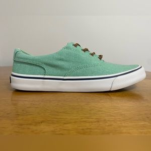 Mens Sperry Striper II CVO Chambray Green Size 10M